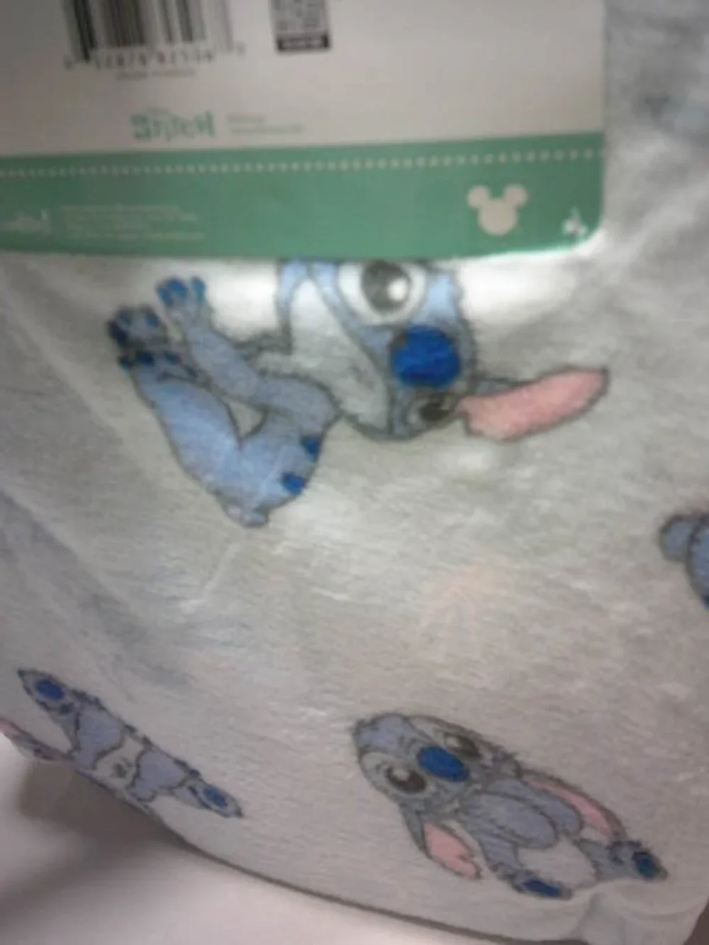 NEW DISNEY STITCH SOFT & CUDDLY UNISEX BABY BLANKET 30X40